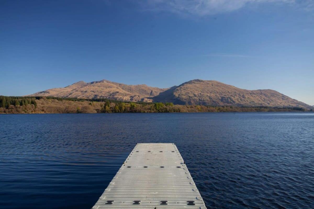 New Build Lodge With Stunning Views Of Loch Awe Hayfield  المظهر الخارجي الصورة