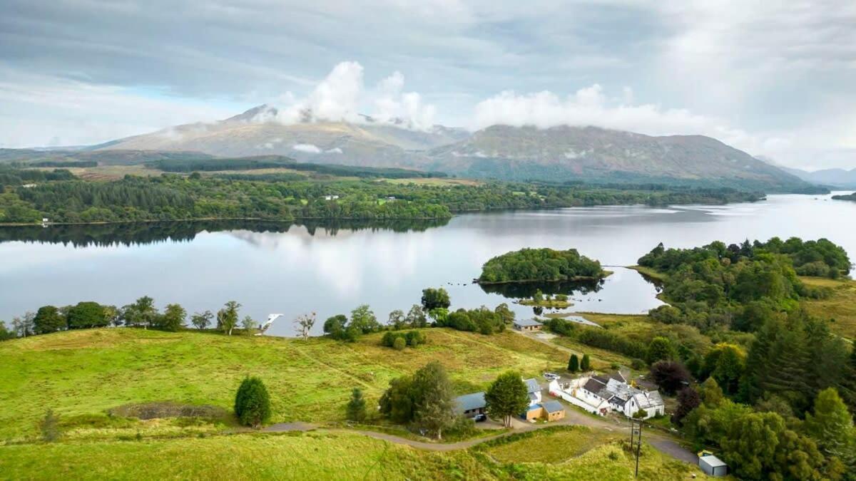New Build Lodge With Stunning Views Of Loch Awe Hayfield  المظهر الخارجي الصورة