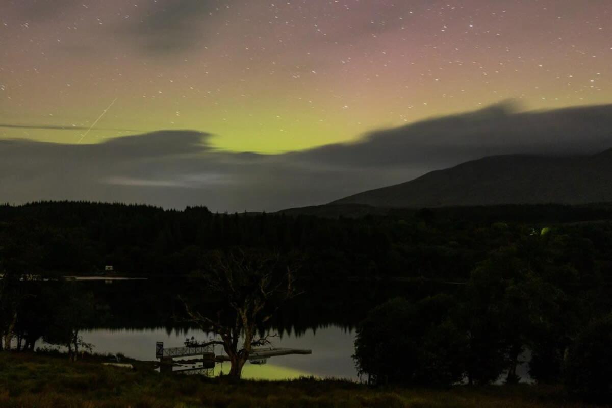 New Build Lodge With Stunning Views Of Loch Awe Hayfield  المظهر الخارجي الصورة