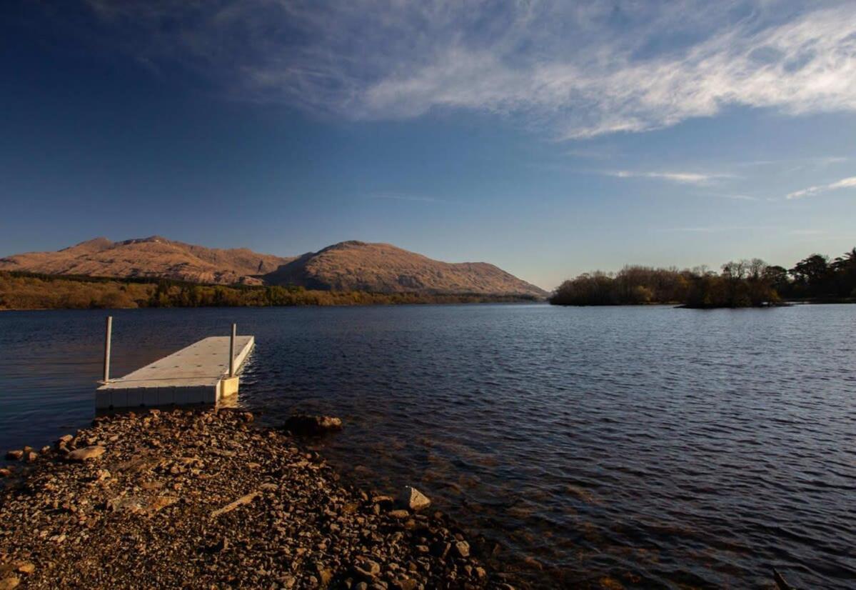 New Build Lodge With Stunning Views Of Loch Awe Hayfield  المظهر الخارجي الصورة