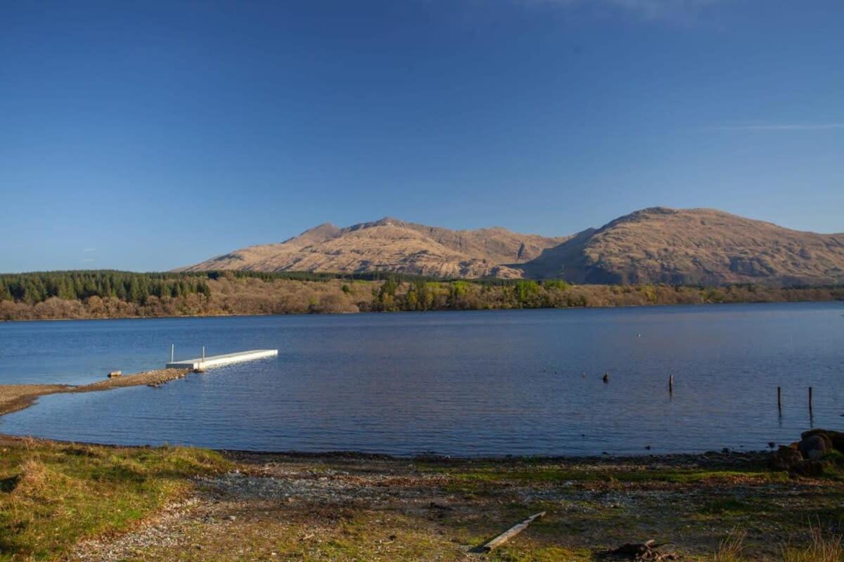 New Build Lodge With Stunning Views Of Loch Awe Hayfield  المظهر الخارجي الصورة