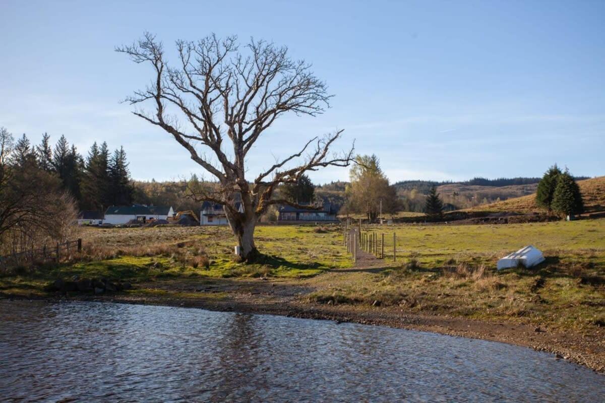 New Build Lodge With Stunning Views Of Loch Awe Hayfield  المظهر الخارجي الصورة