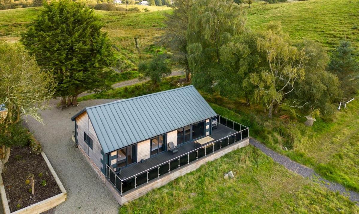 New Build Lodge With Stunning Views Of Loch Awe Hayfield  المظهر الخارجي الصورة