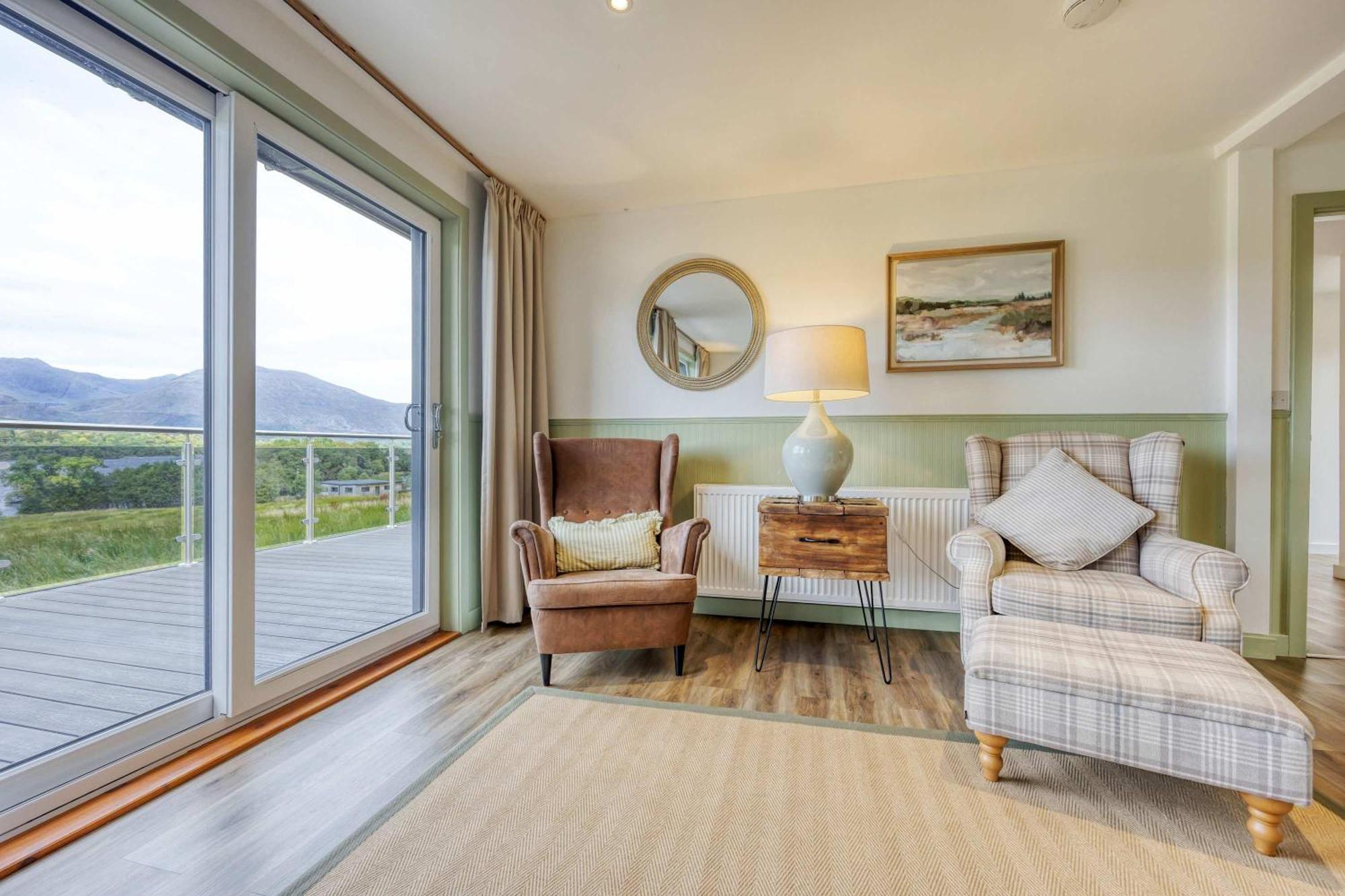 New Build Lodge With Stunning Views Of Loch Awe Hayfield  المظهر الخارجي الصورة